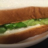 レタスと三つ葉、かいわれ大根の野菜サンドイッチ